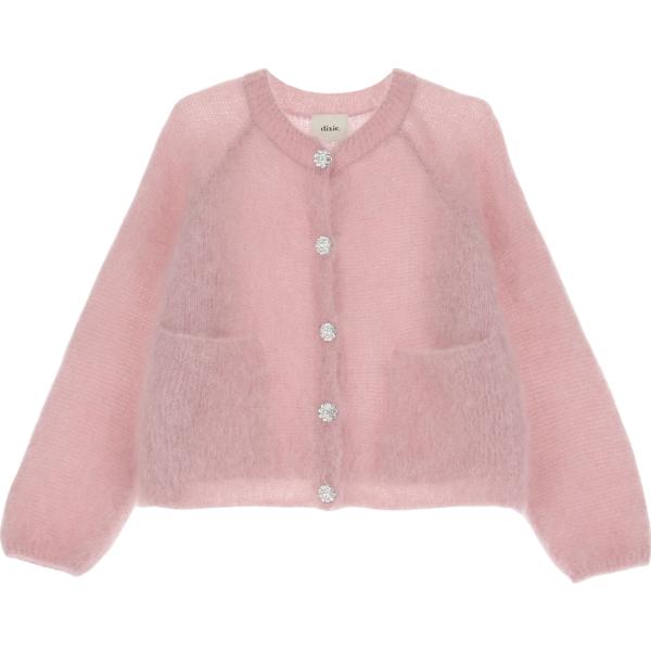 cardigans Dixie rosa tinta unita