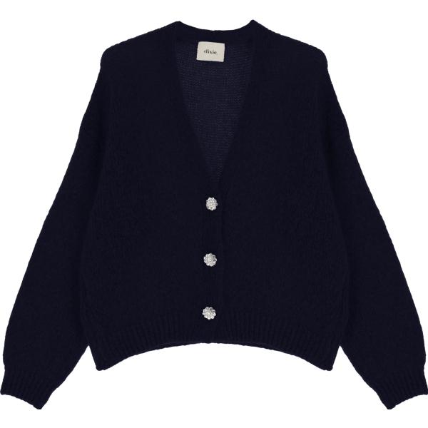 cardigans Dixie blu tinta unita