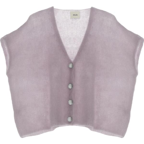 cardigans Dixie viola tinta unita
