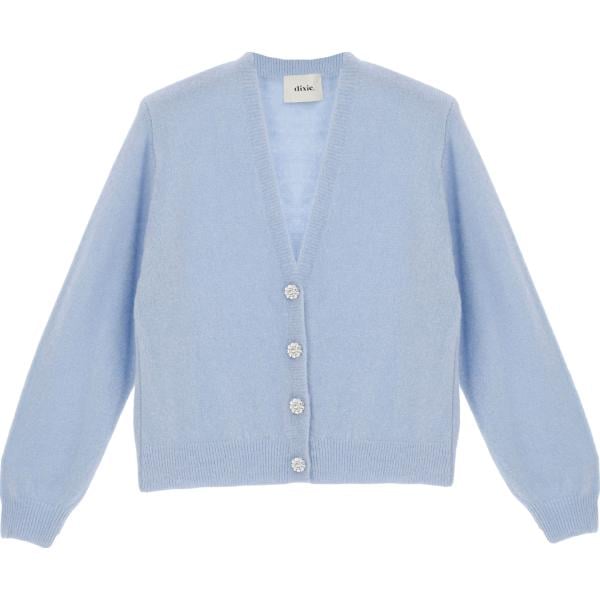 cardigans Dixie blu tinta unita