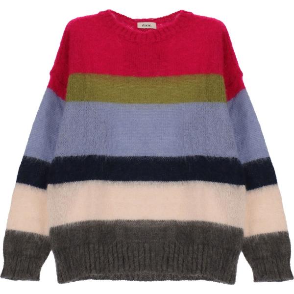 maglieria Dixie multicolore a righe