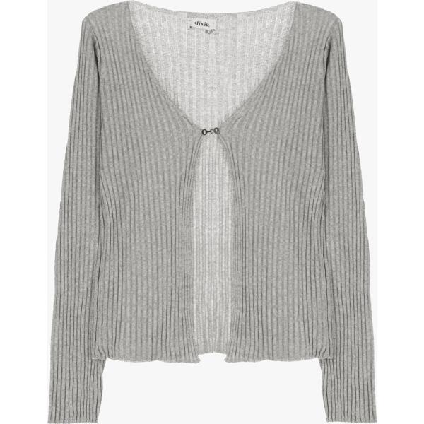 cardigans Dixie grigio tinta unita
