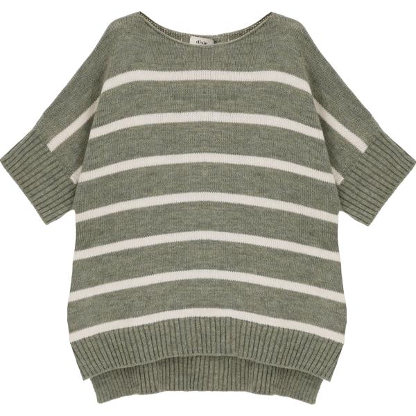 pullovers Dixie verde a righe
