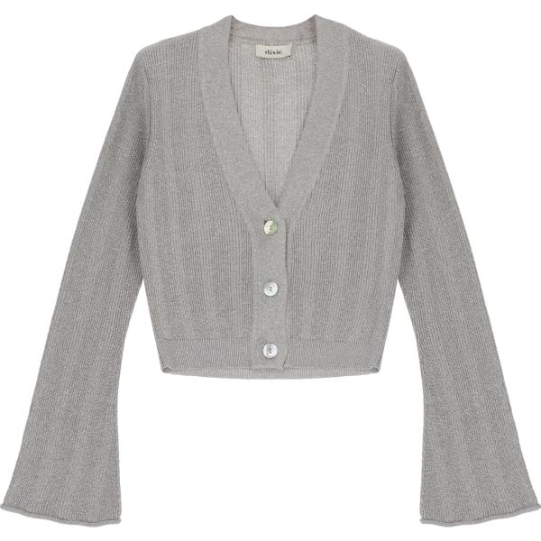 cardigans Dixie grigio tinta unita