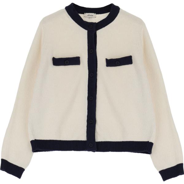 cardigans Dixie bianco tinta unita