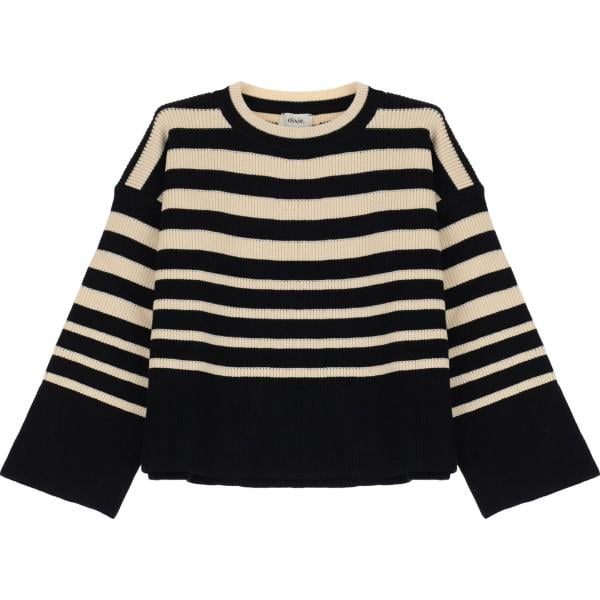 maglieria Dixie nero a righe