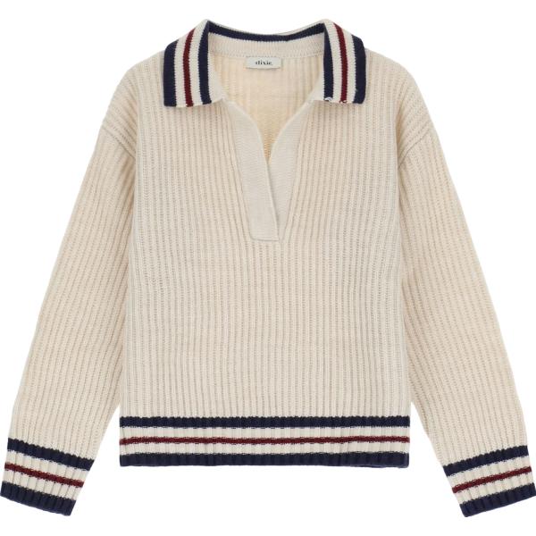 pullovers Dixie bianco a righe