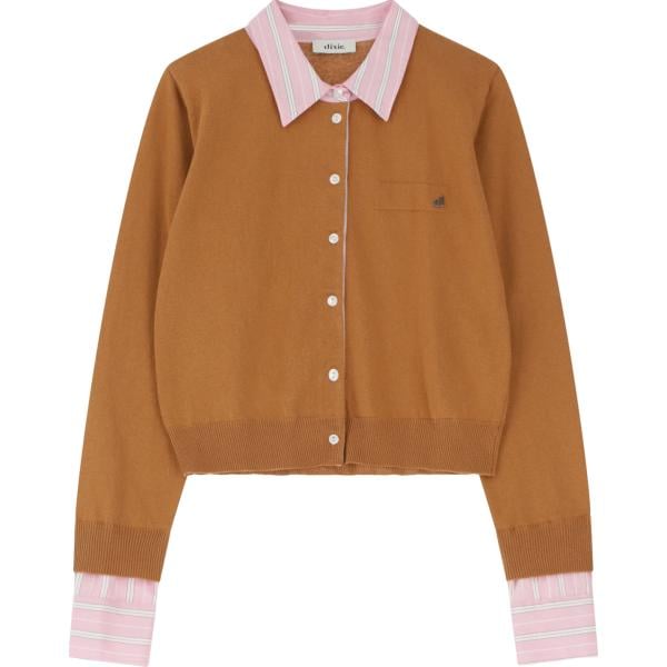 cardigans Dixie marrone a righe