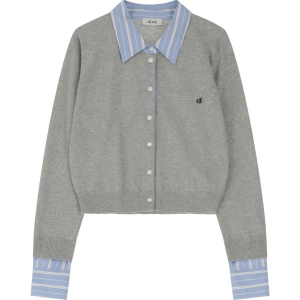 cardigans Dixie grigio a righe