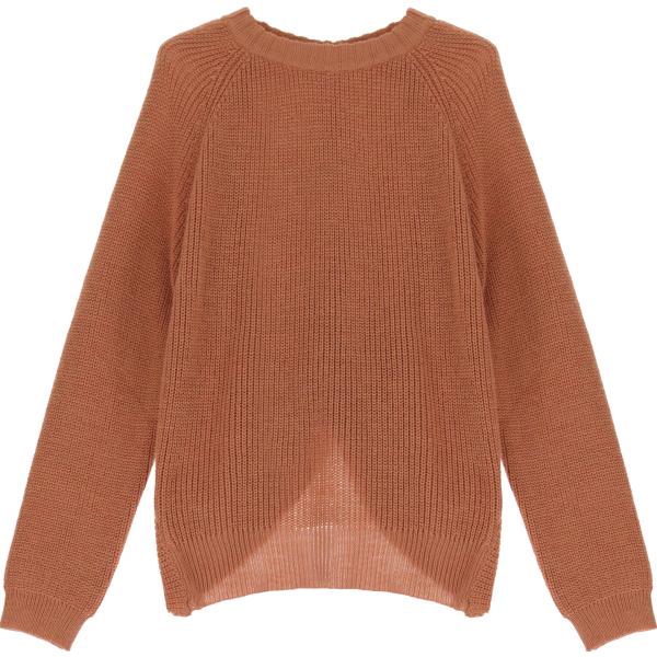 pullovers Dixie marrone tinta unita