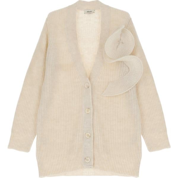 cardigans Dixie bianco tinta unita