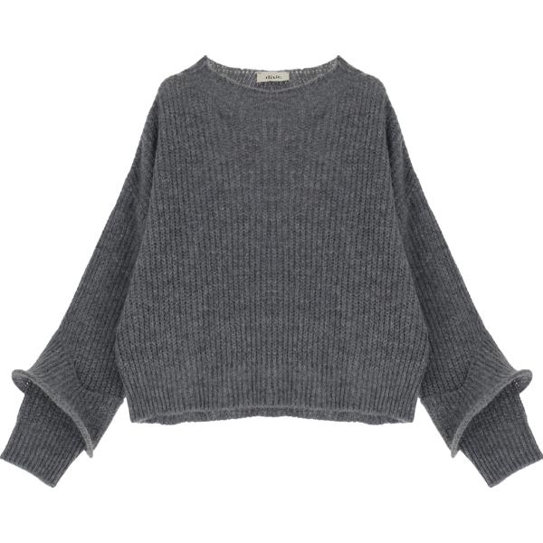pullovers Dixie grigio tinta unita