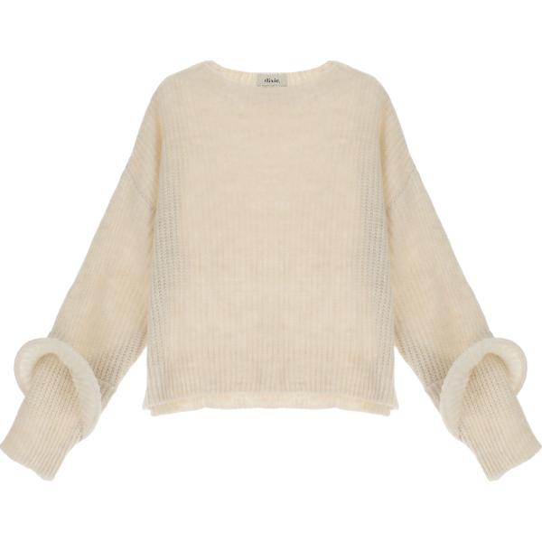 pullovers Dixie bianco tinta unita