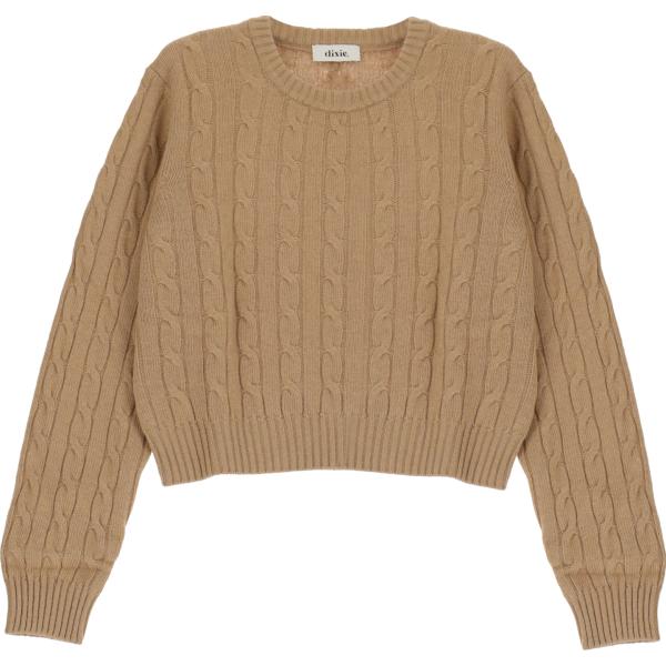 pullovers Dixie marrone tinta unita