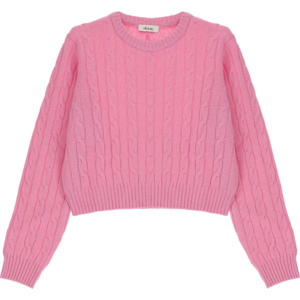 pullovers Dixie rosa tinta unita