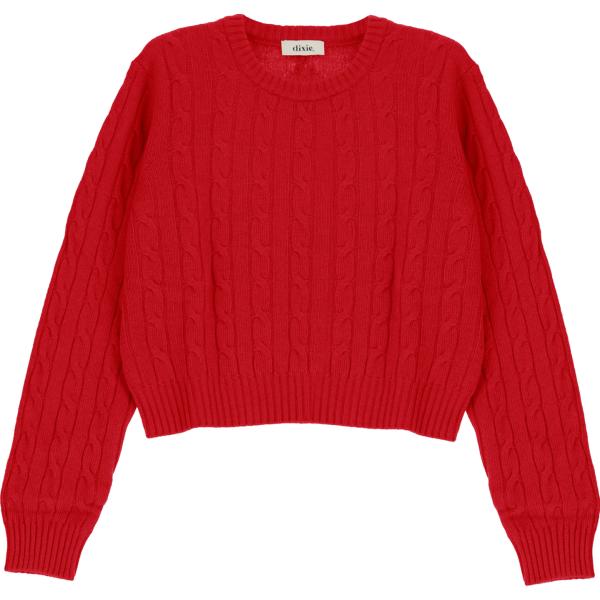 pullovers Dixie rosso tinta unita
