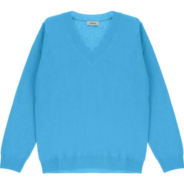 pullovers Dixie blu tinta unita