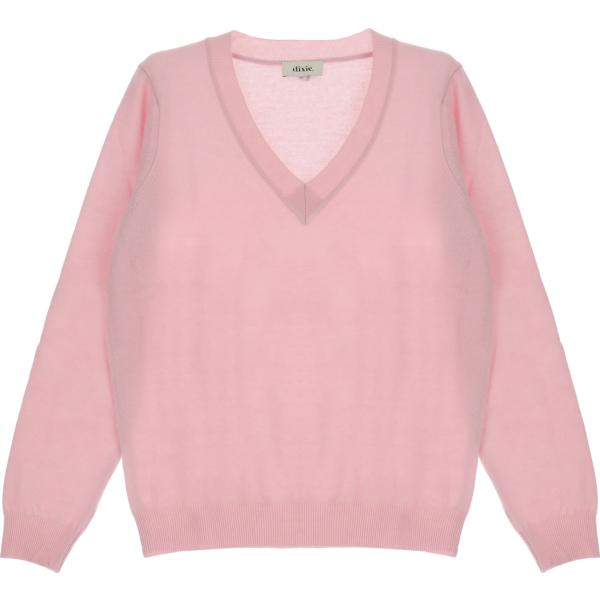 pullovers Dixie rosa tinta unita