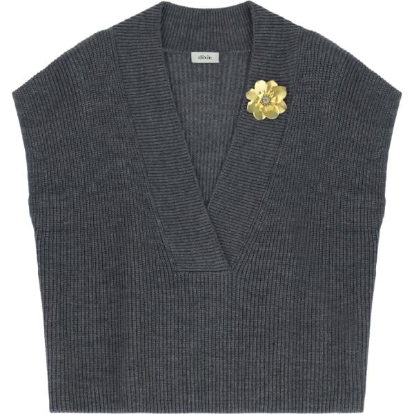 maglieria Dixie grigio a fiori