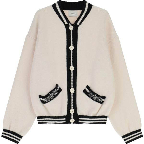 cardigans Dixie bianco a righe
