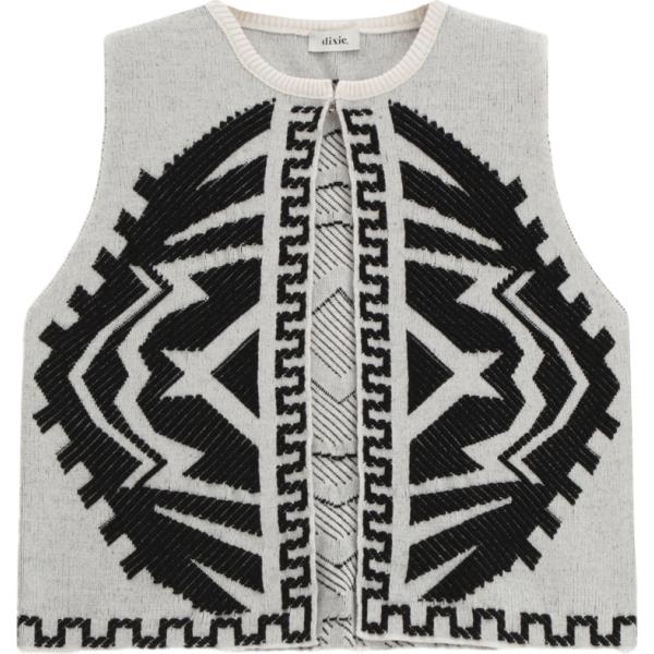 gilet Dixie multicolore geometrica