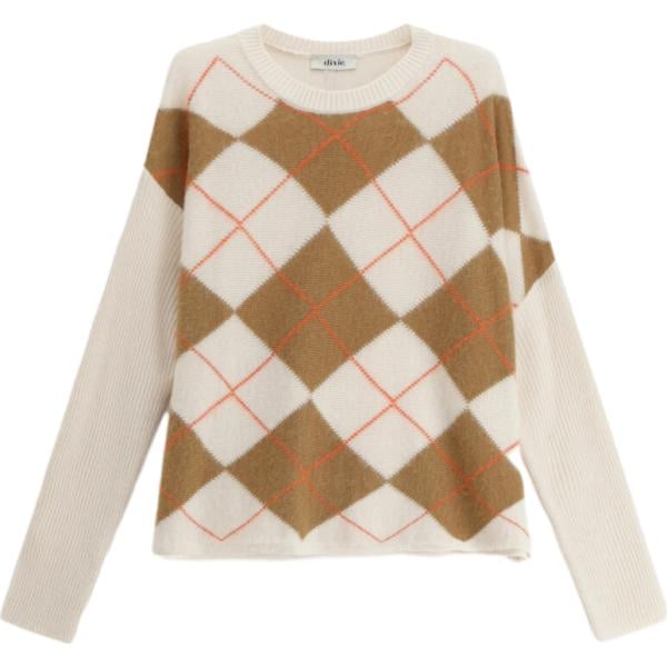 maglieria Dixie bianco con stampe