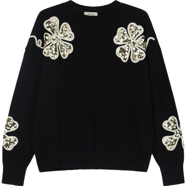 pullovers Dixie nero a fiori