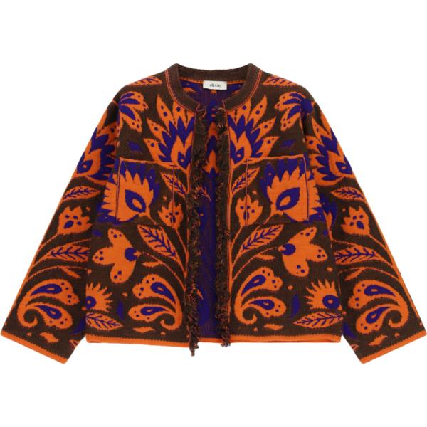 blazer Dixie marrone a fiori