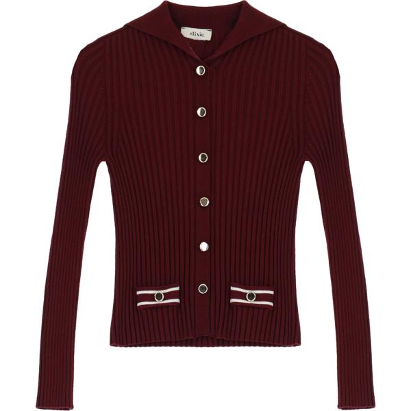 cardigans Dixie marrone tinta unita