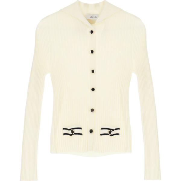 cardigans Dixie bianco tinta unita