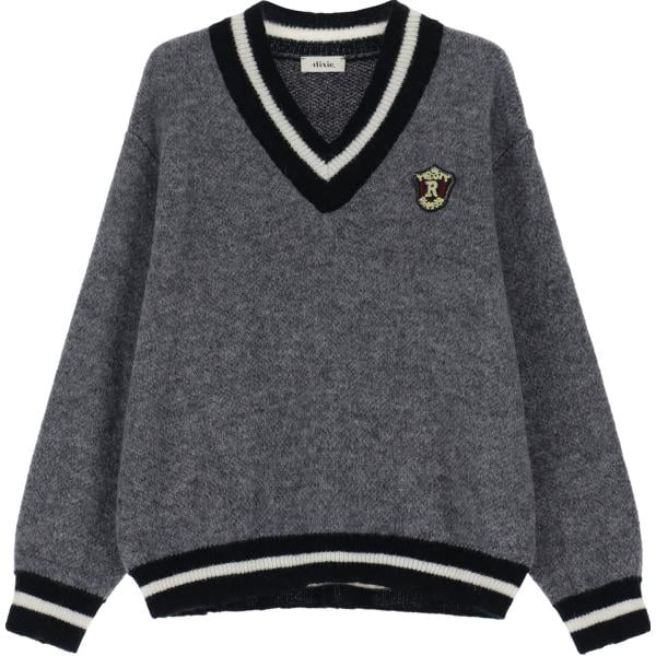 pullovers Dixie grigio a righe