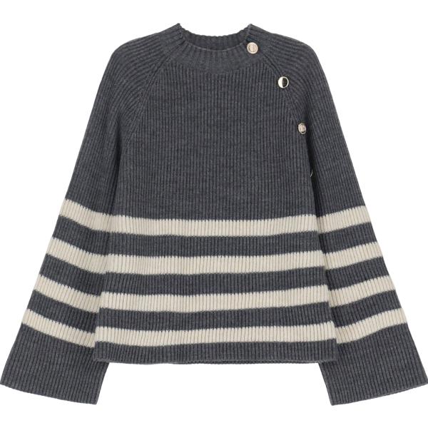 maglieria Dixie grigio a righe