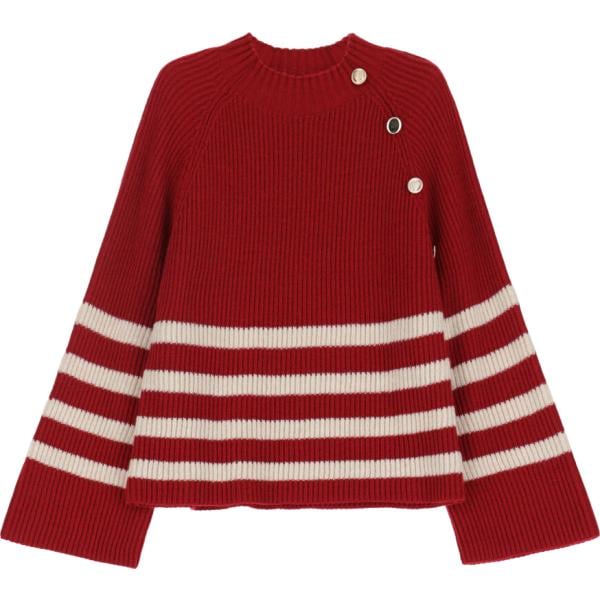 maglieria Dixie rosso a righe