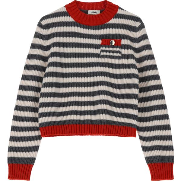 maglieria Dixie multicolore a righe
