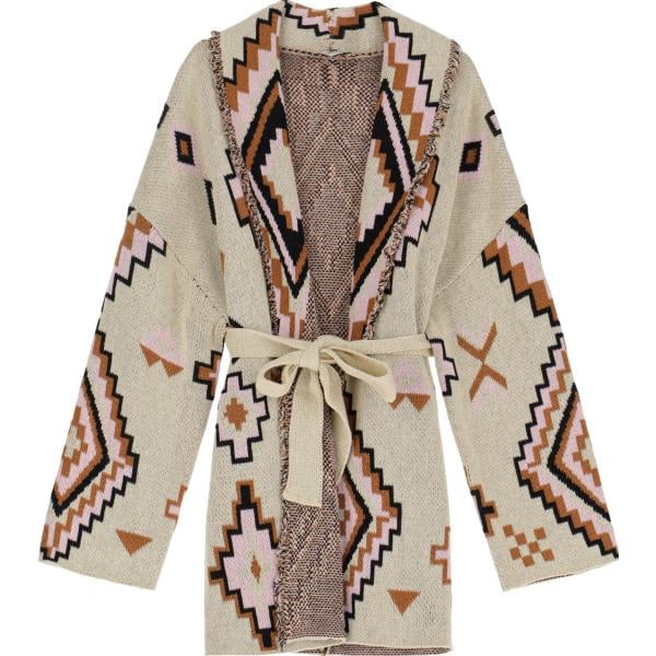 cardigans Dixie marrone con stampe