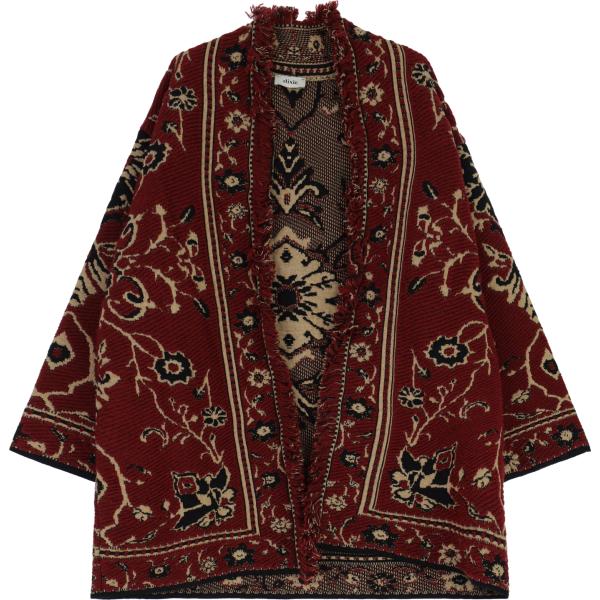 cardigans Dixie marrone a fiori
