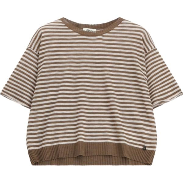 maglieria Dixie marrone a righe