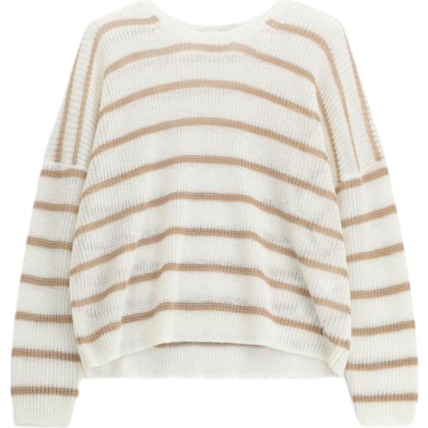 maglieria Dixie bianco a righe