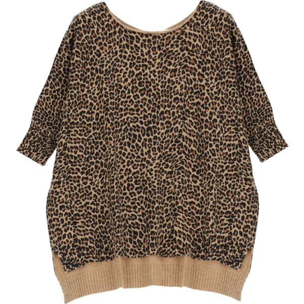 maglieria Dixie marrone animalier