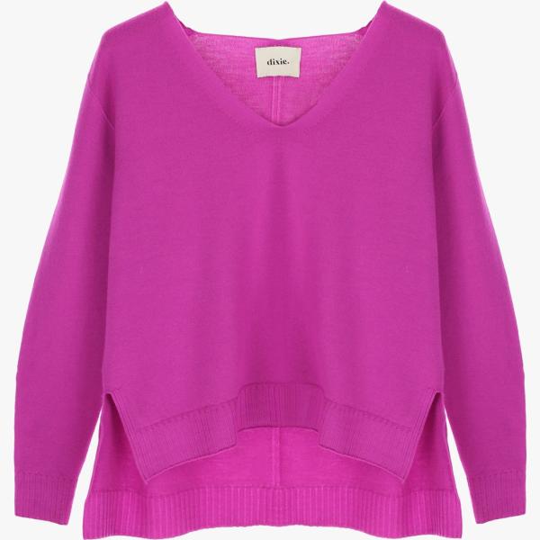 maglieria Dixie rosa tinta unita