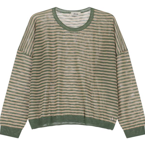 maglieria Dixie verde a righe