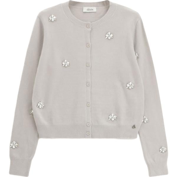 cardigans Dixie grigio a fiori