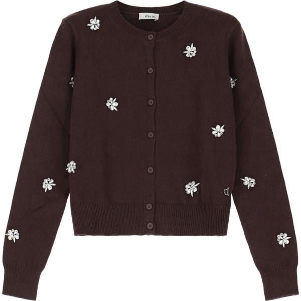 cardigans Dixie marrone a fiori
