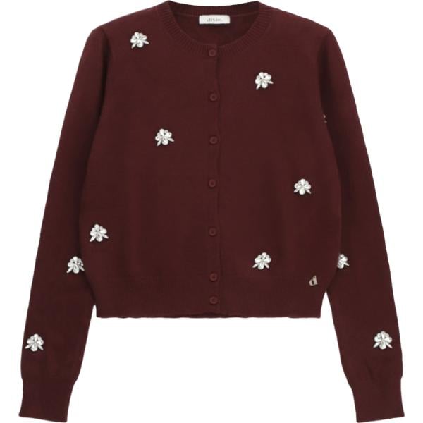 cardigans Dixie marrone a fiori