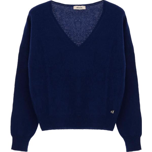 pullovers Dixie blu tinta unita