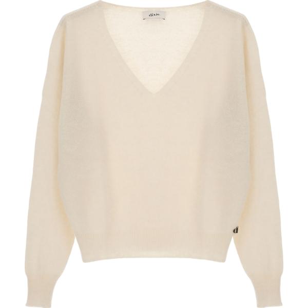 pullovers Dixie bianco tinta unita