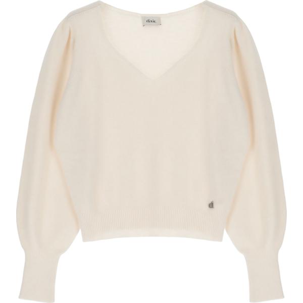 pullovers Dixie bianco tinta unita