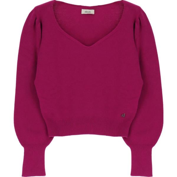 pullovers Dixie rosso tinta unita