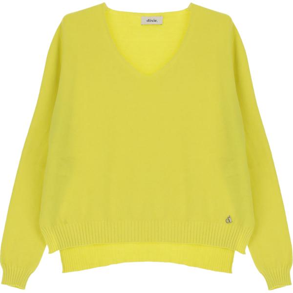 pullovers Dixie giallo tinta unita