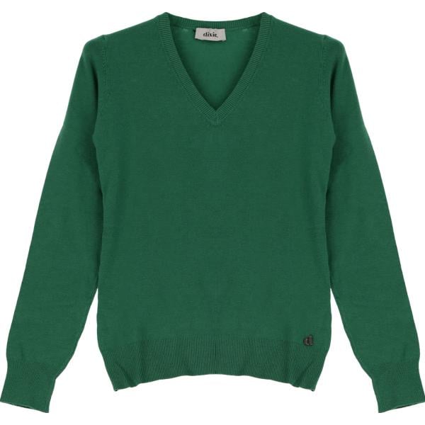 pullovers Dixie verde tinta unita